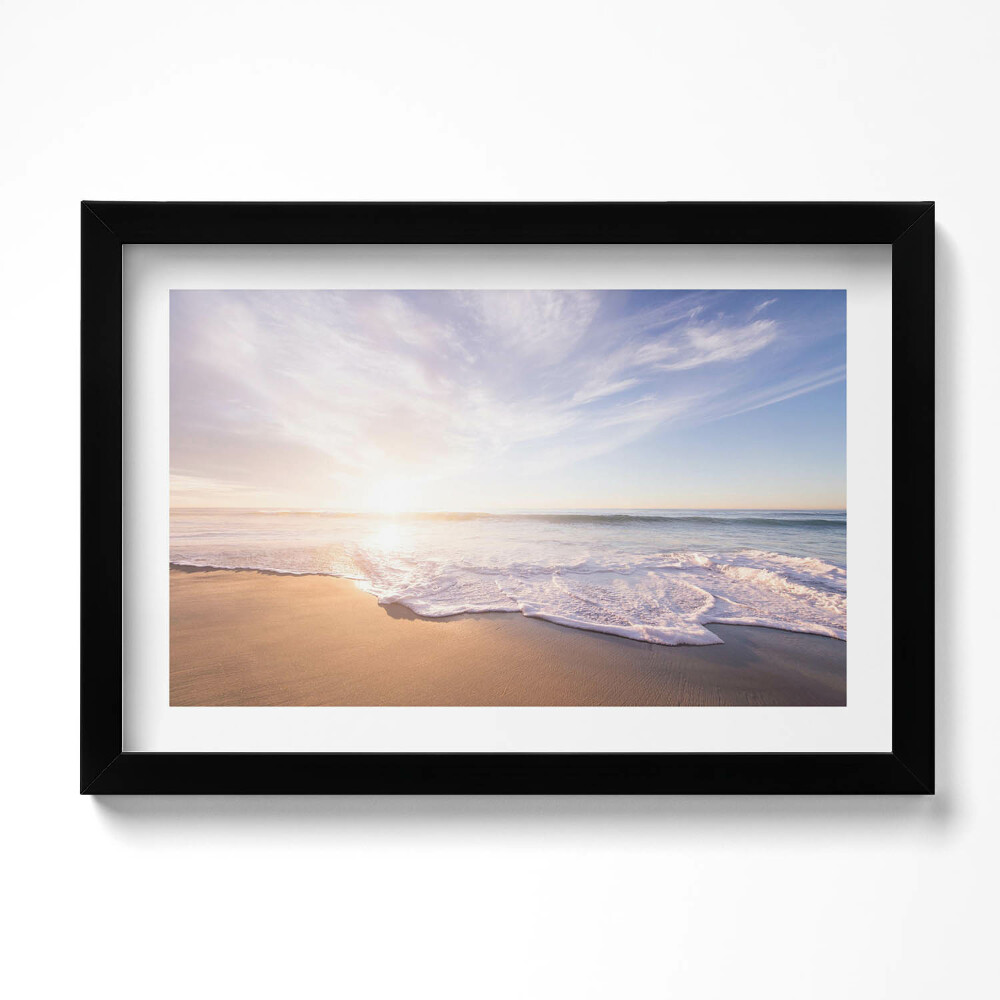 Keretezett kép Nyugodt kilátás a tengerpartra és a tengerre