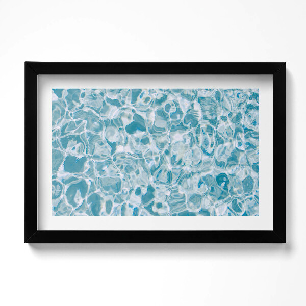 Keretezett kép Tiszta kék víz lapja