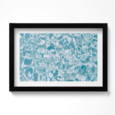 Keretezett kép Tiszta kék víz lapja