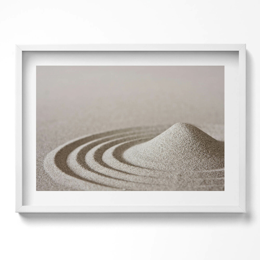 Kép keretben Homokdűnék és hullámok