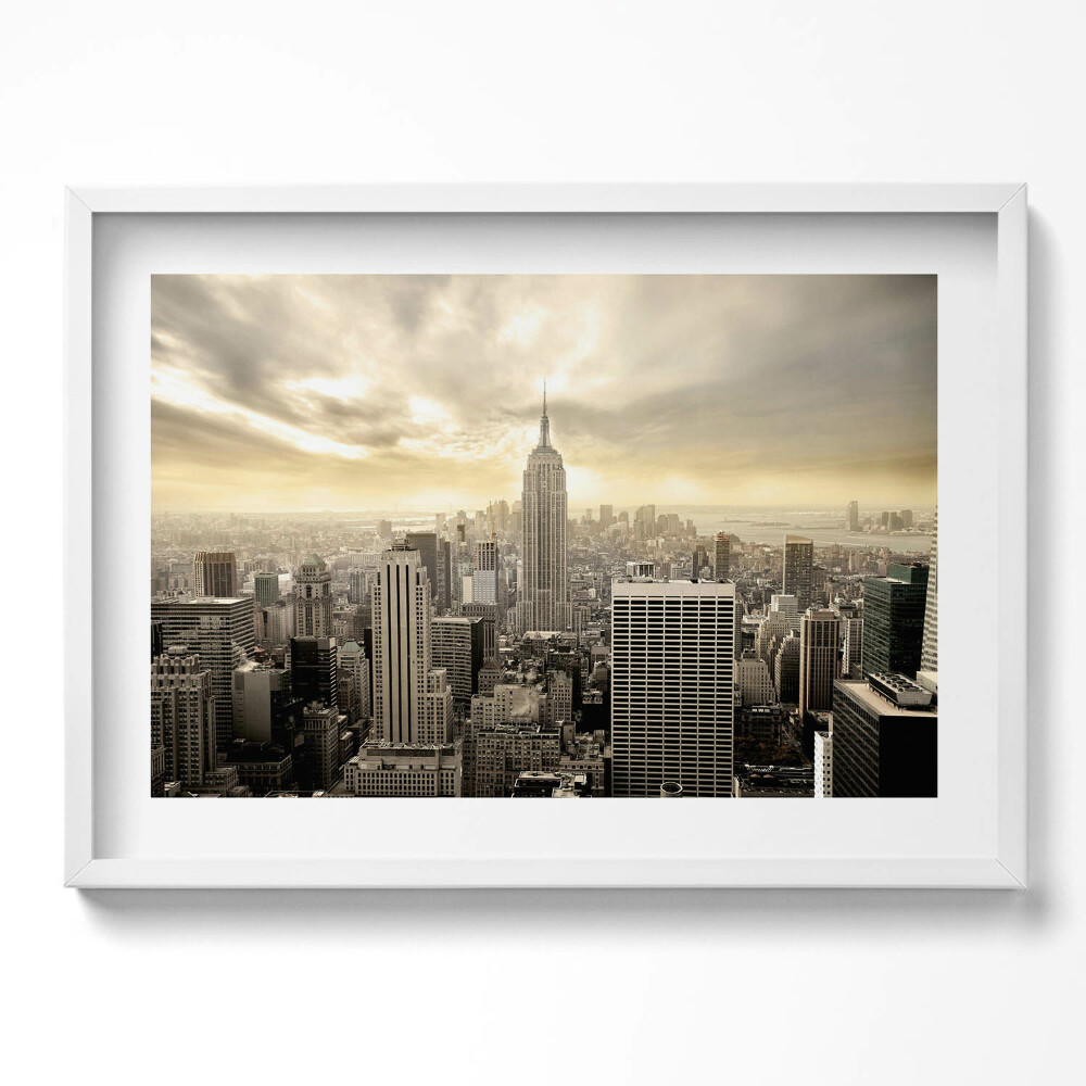 Kép keretben New York-i városkép Empire State Building