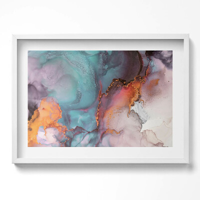 Kép keretben Absztrakt színes áramlások