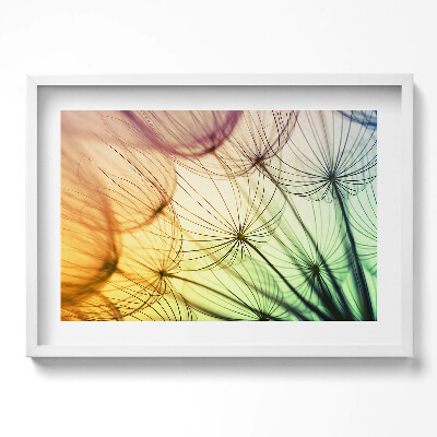 Kép keretben Absztrakt virágmotívum