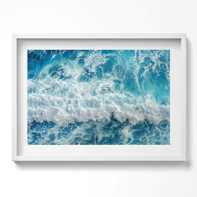 Kép keretben Hullámok és tenger képe