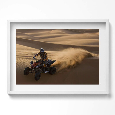 Kép keretben Quad motorozás a homokdűnék között
