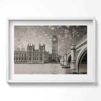 Kép keretben Big Ben és a Parlament