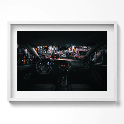 Kép keretben Városi éjszakai forgalom