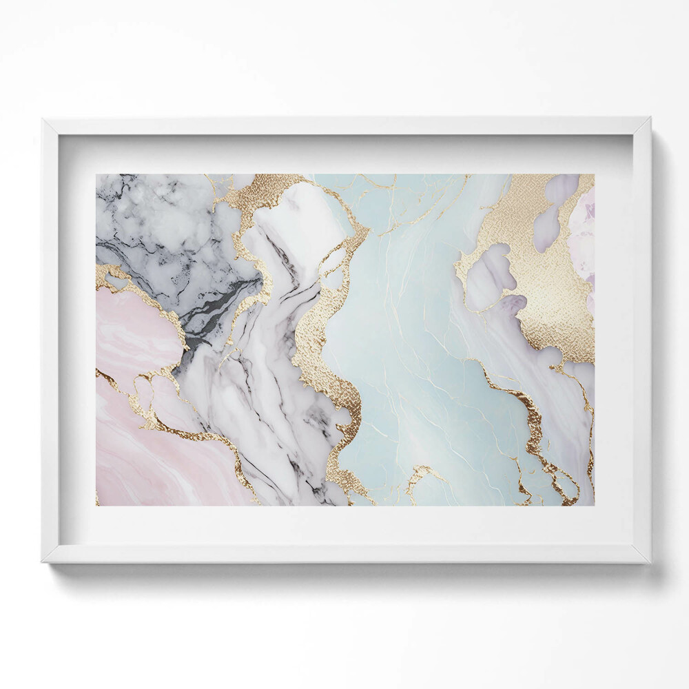 Kép keretben Absztrakt márvány mintázat