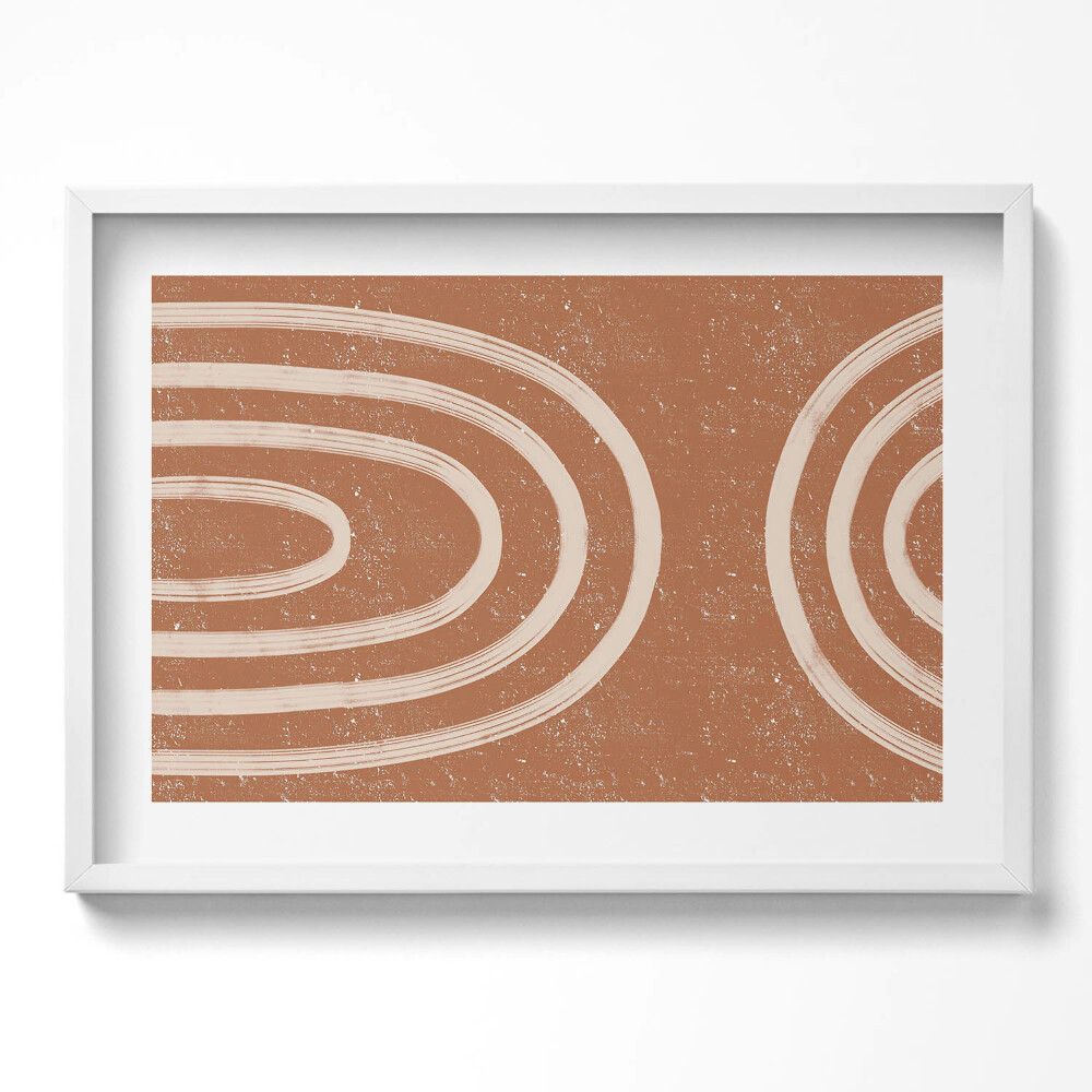 Kép keretben Absztrakt vonalak és formák