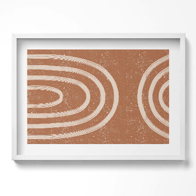 Kép keretben Absztrakt vonalak és formák