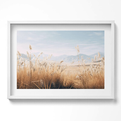 Kép keretben Természetes táj fűfélék