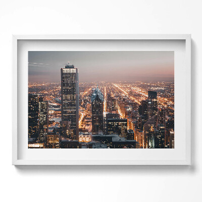 Kép keretben Városi éjszakai látkép