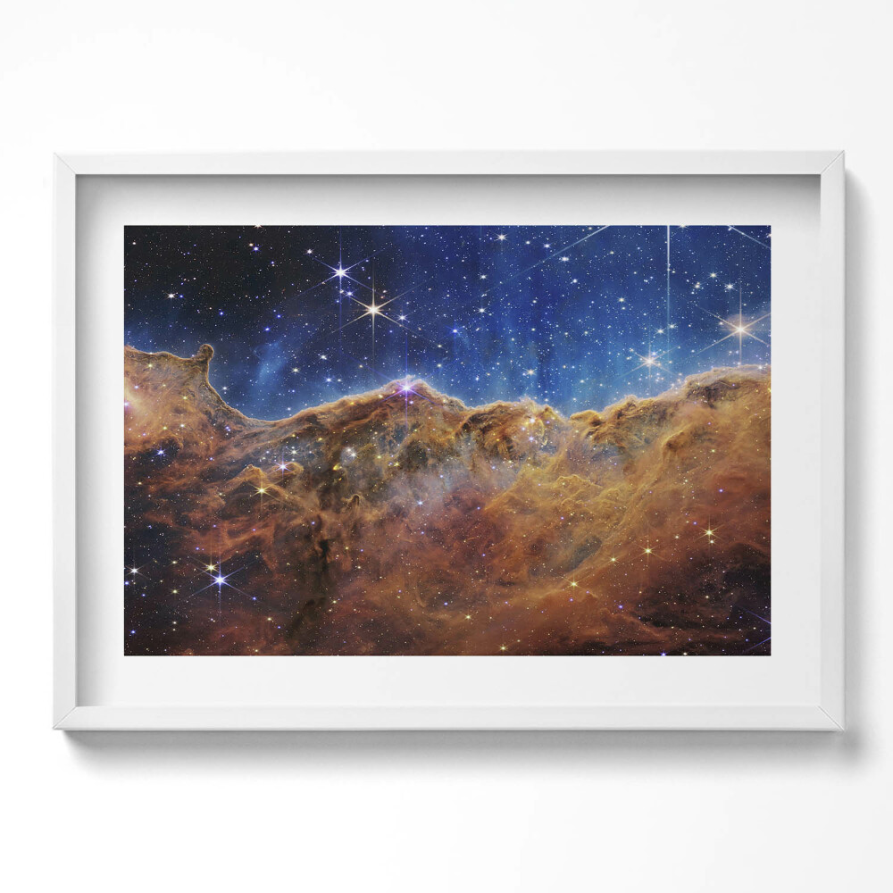 Kép keretben Csillagköd és csillagok