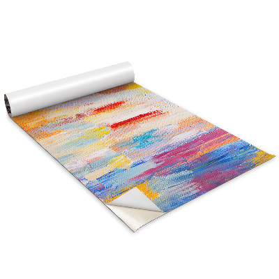 Dekoratív bútor matrica Szerelmes pár egy esernyő alatt