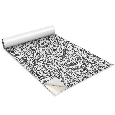 Dekoratív bútor matrica Kulináris motívumok