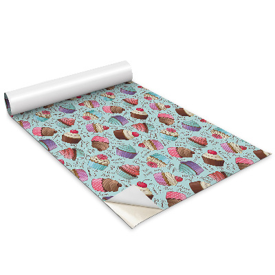 Dekoratív bútor matrica Színes sütemények