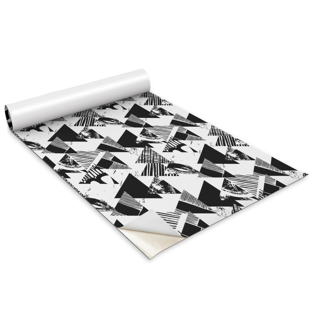 Dekoratív bútor matrica Mintás háromszögek