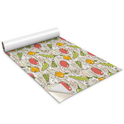 Bútor matrica Színes zöldségek