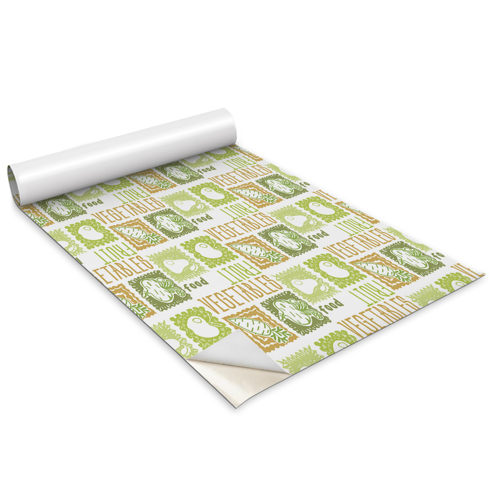 Dekoratív bútor matrica Zöldség és gyümölcs