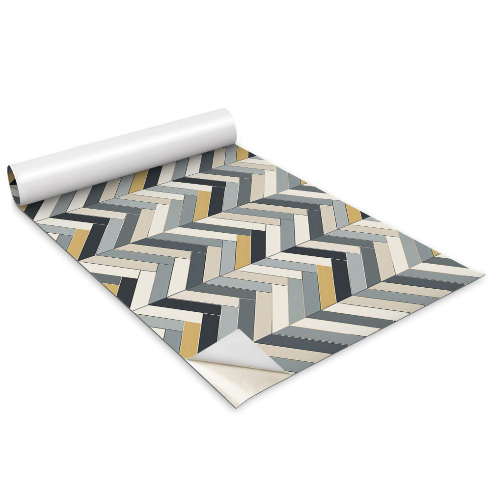 Bútor matrica Heringbone parketta kompozíció