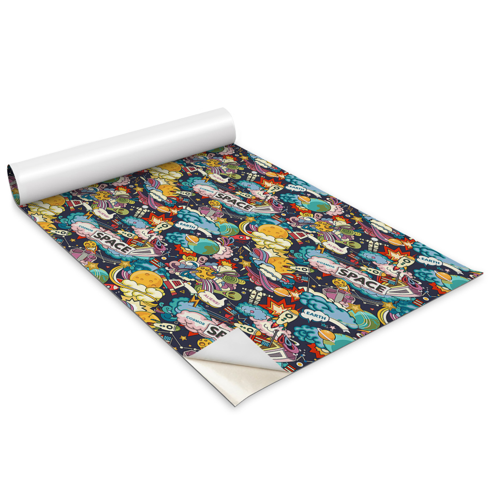 Dekoratív bútor matrica Kozmikus minta