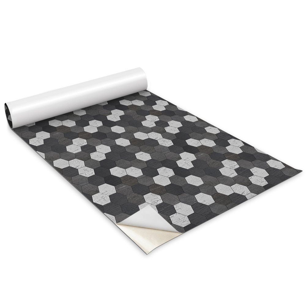 Bútor matrica Szürke kockák mintája