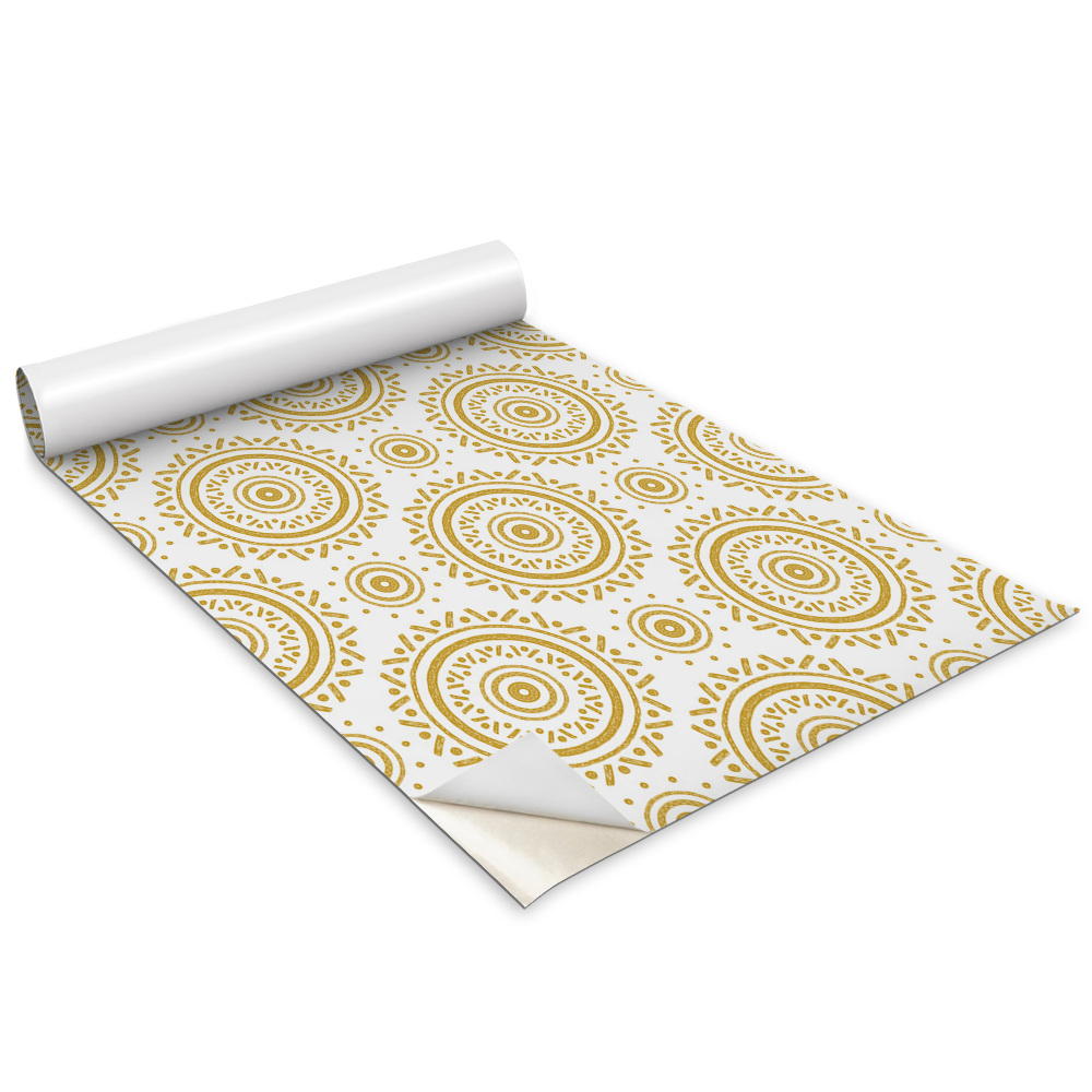 Bútor matrica Kör napraforgó minta