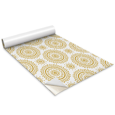 Bútor matrica Kör napraforgó minta