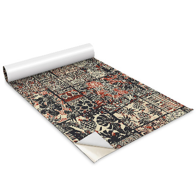 Dekoratív bútor matrica Azték Monstera minta