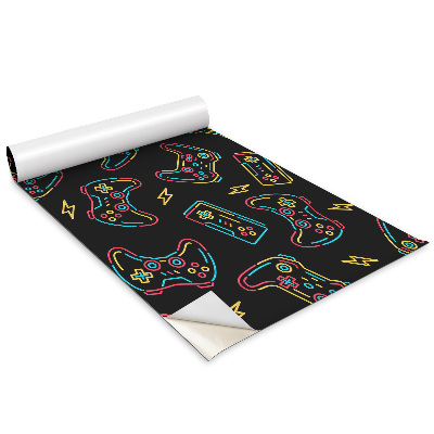 Dekoratív bútor matrica Játékvezérlők