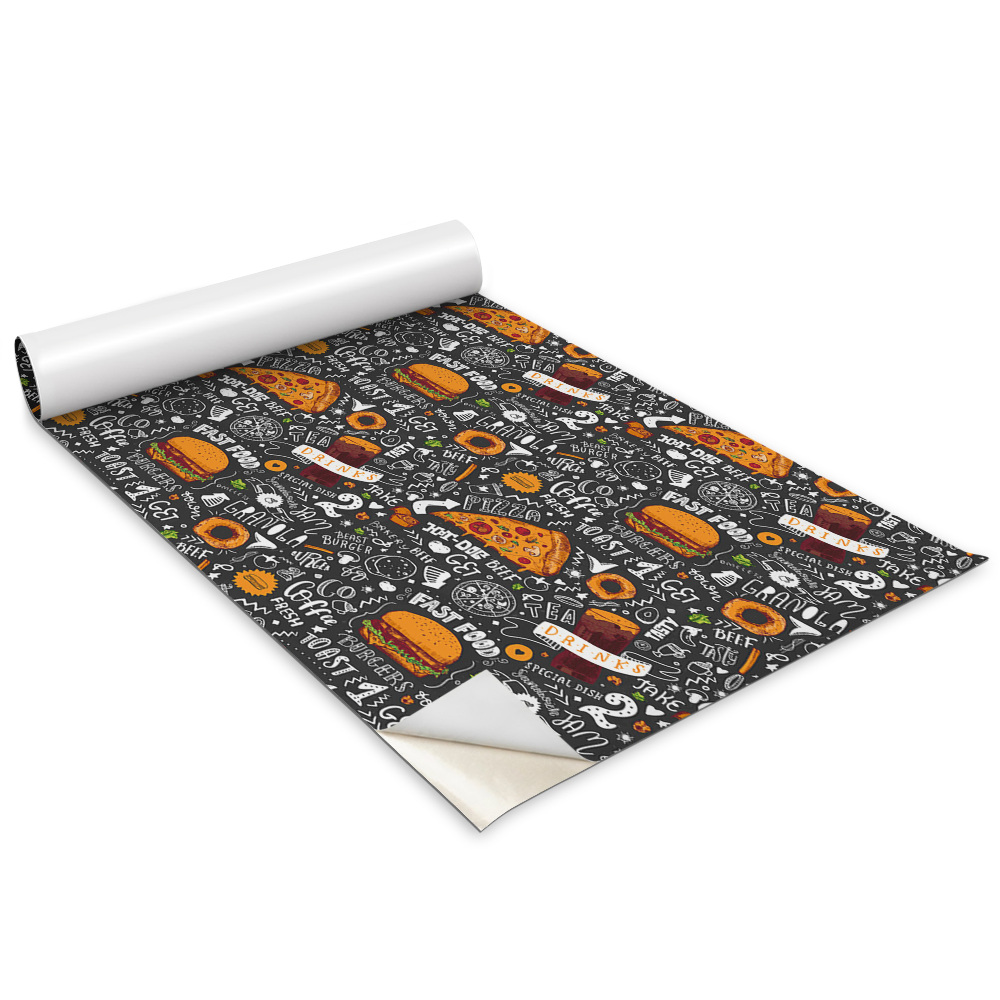 Bútor matrica Rajzolás gyorséttermi ételek