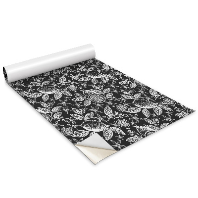 Dekoratív bútor matrica Fekete-fehér citromok