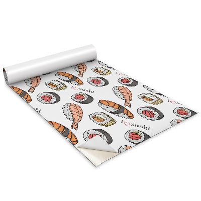 Dekoratív bútor matrica Szusi rajzolása