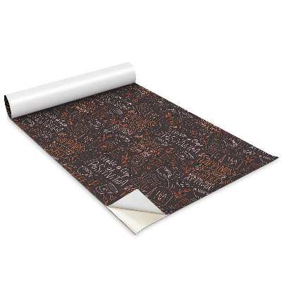 Dekoratív bútor matrica Rajzolás tea motívum