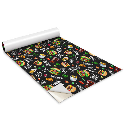 Bútor matrica Fast food motívumok