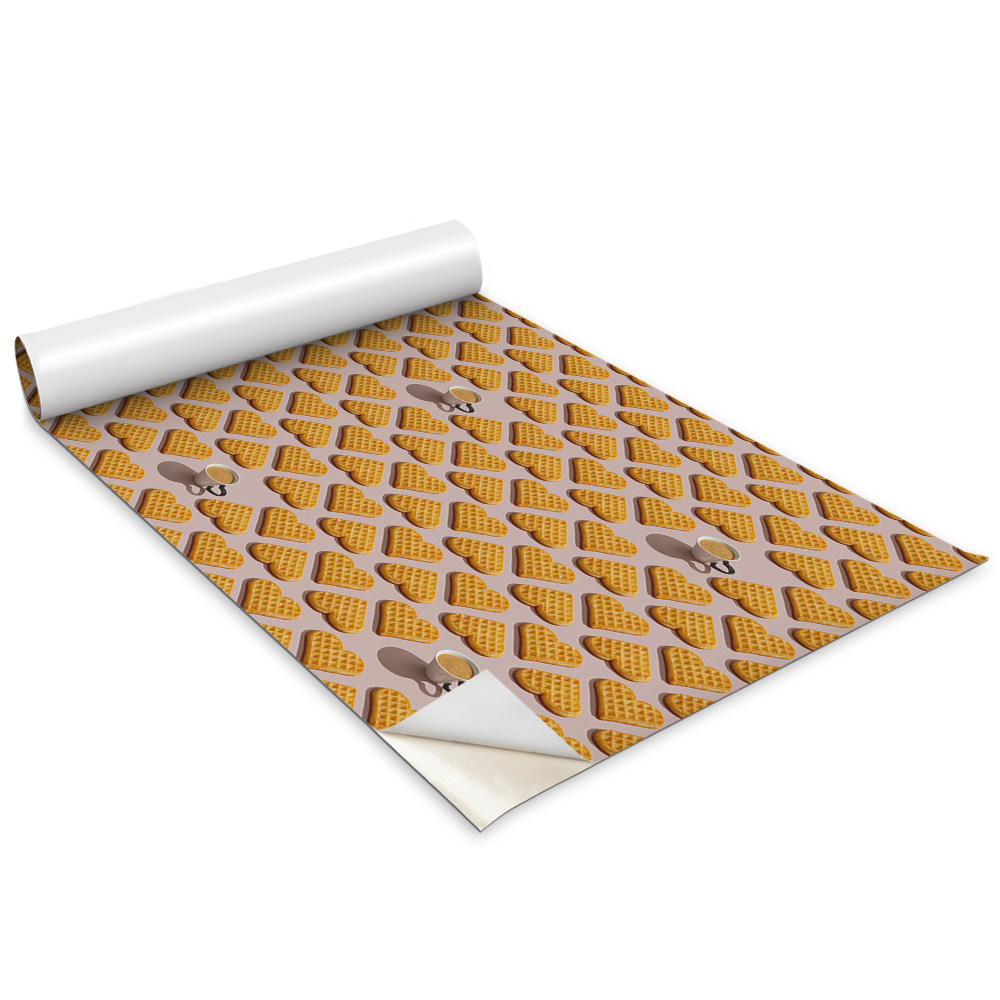 Dekoratív bútor matrica Sütemény és kávé