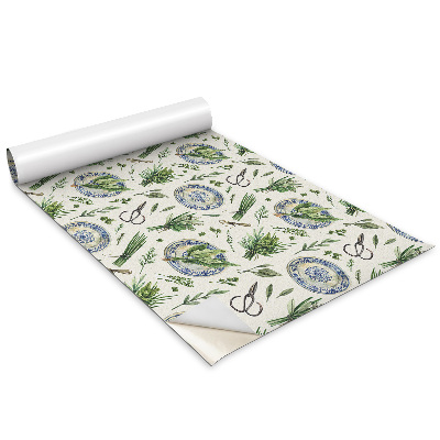 Dekoratív bútor matrica Gyógynövény- és fűcsokrok