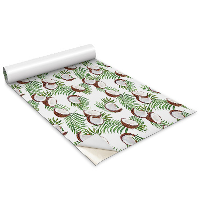 Dekoratív bútor matrica Kókuszdió és pálmafa