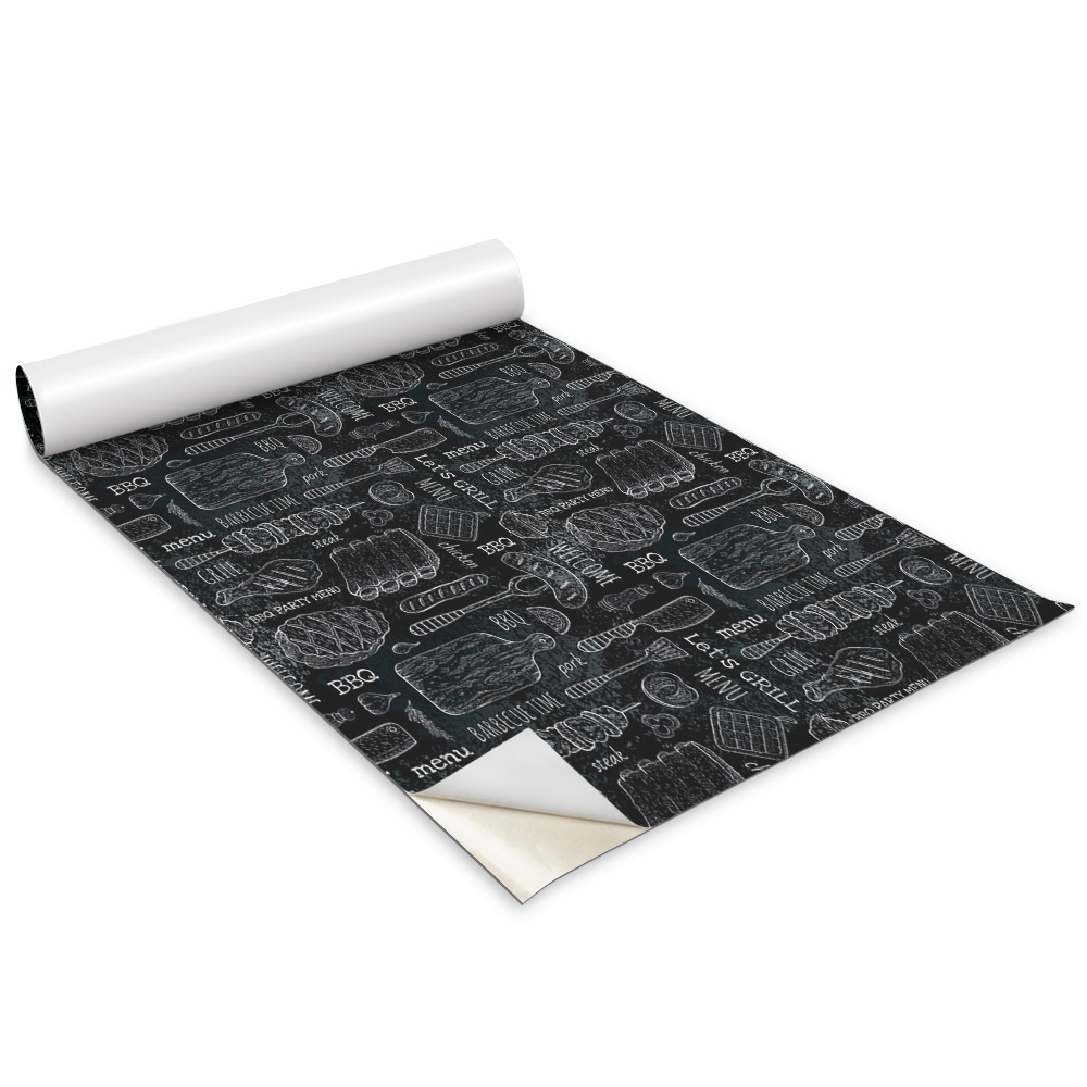 Dekoratív bútor matrica Rajzolás grillezés