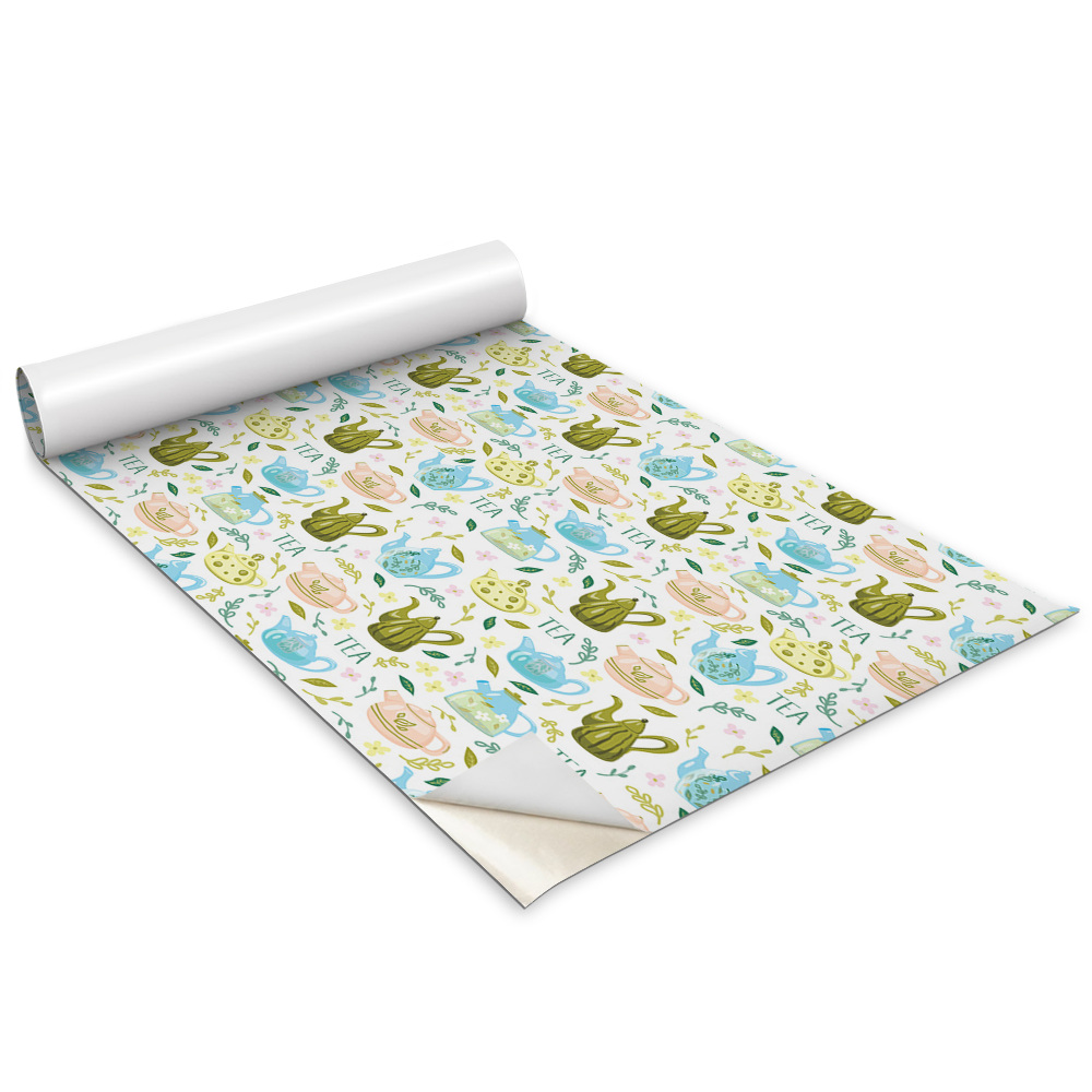 Dekoratív bútor matrica Teáskanna