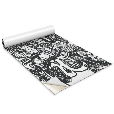 Bútor matrica Koponyák és bohócok