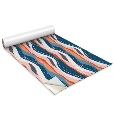 Bútor matrica Absztrakt színes hullámok