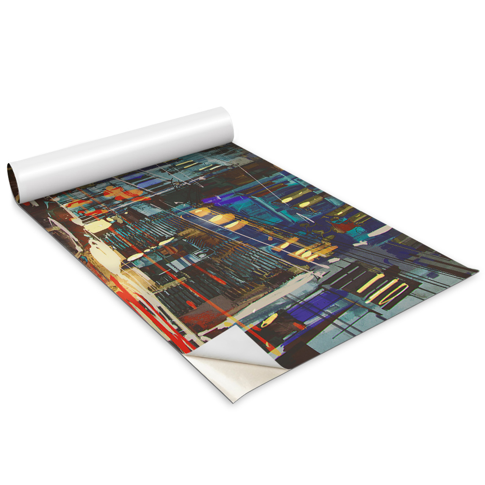 Bútor matrica Zsúfolt város éjszaka