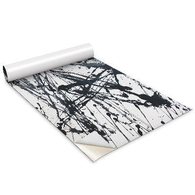 Dekoratív bútor matrica Fekete ecsetfröccsök