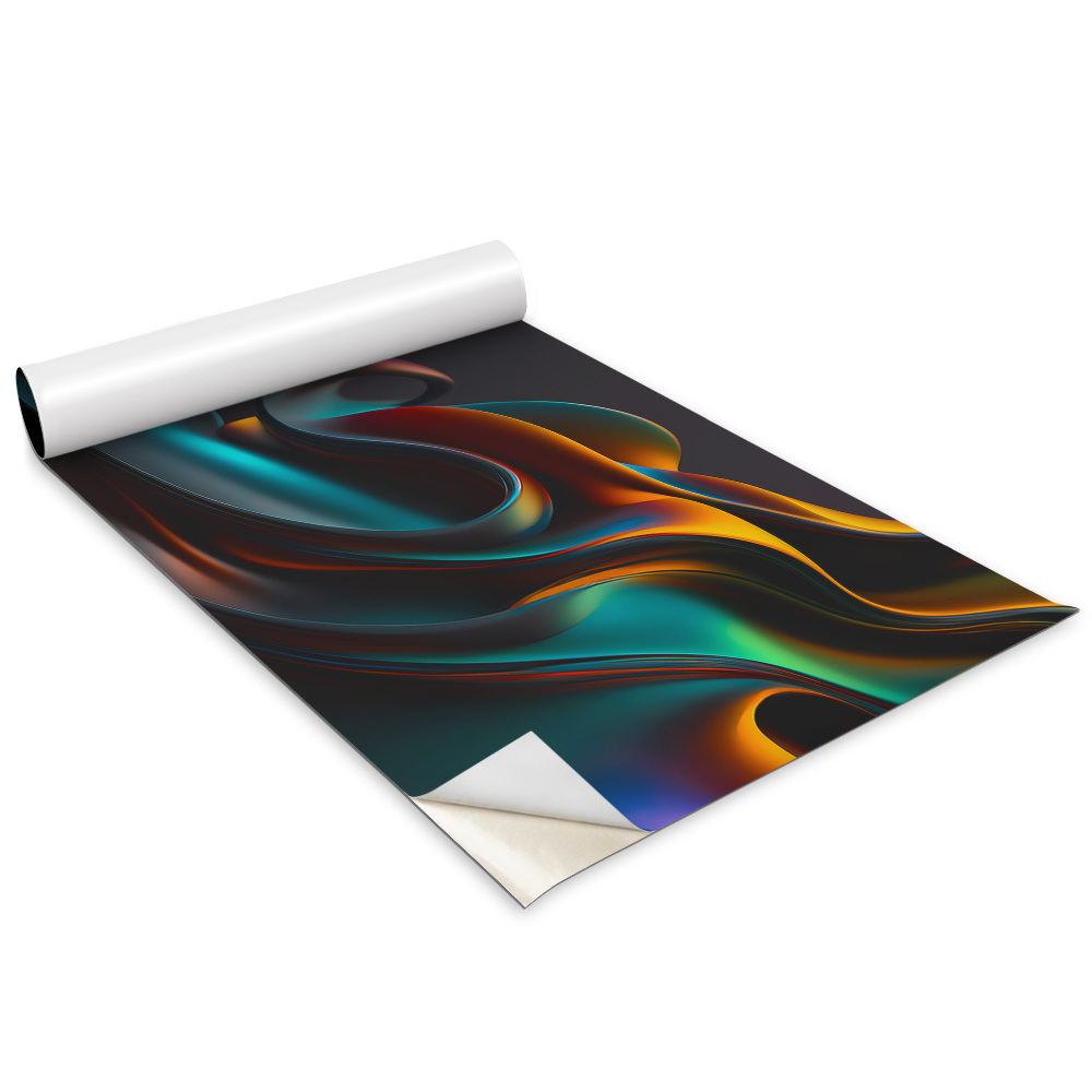 Dekoratív bútor matrica Színes modern művészet