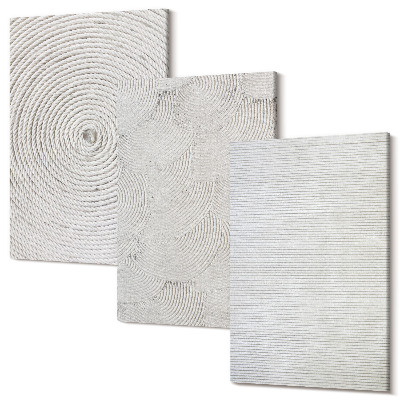 Háromrészes vászonkép szett Geometrikus karton modern minták