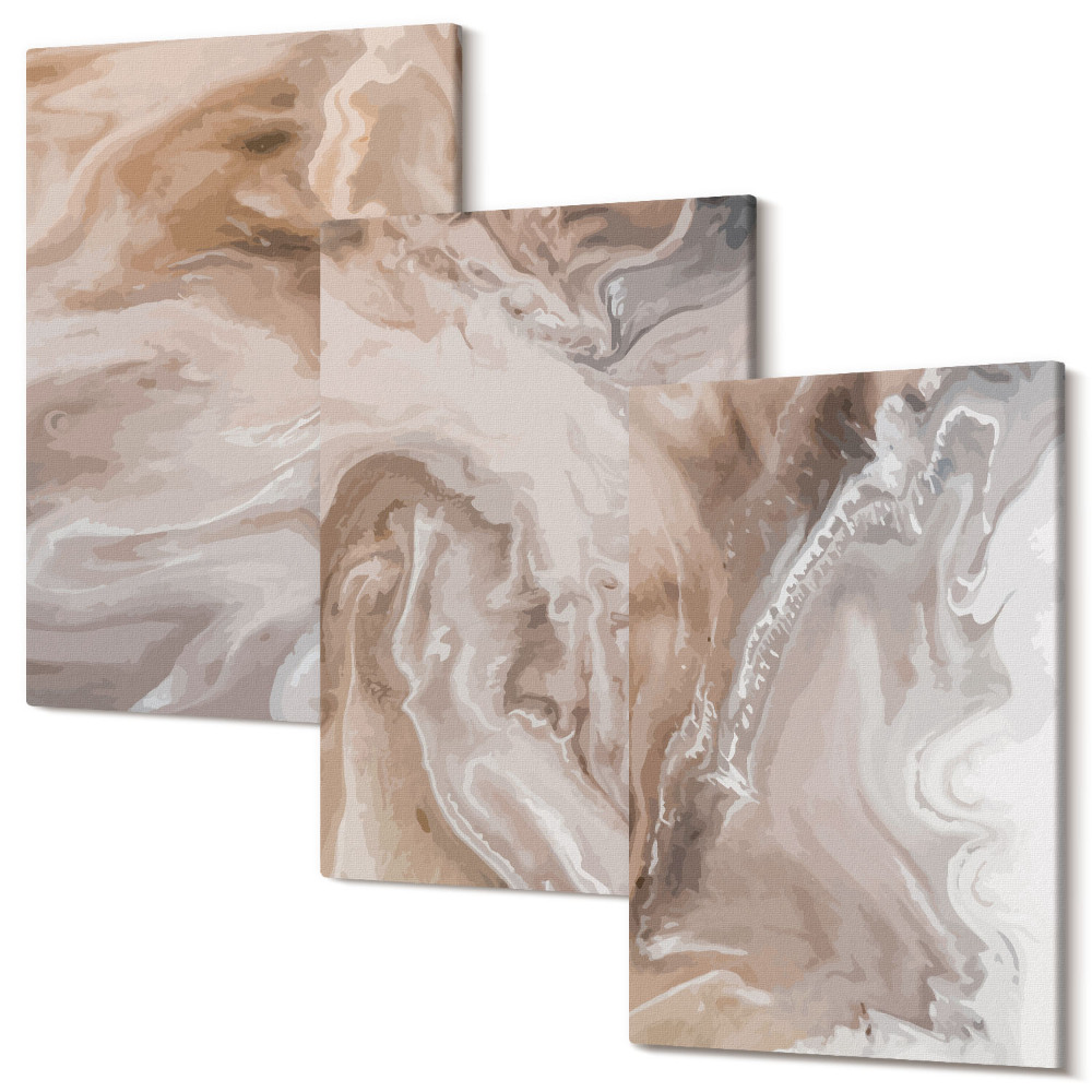 Kép szett triptichon Kő textúra absztrakt márvány minták