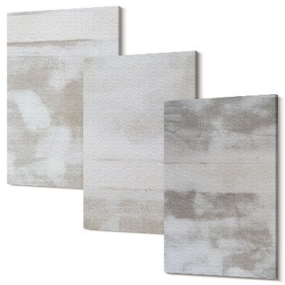 Háromrészes vászonkép szett Kopott textúrák modern ipari stílusban