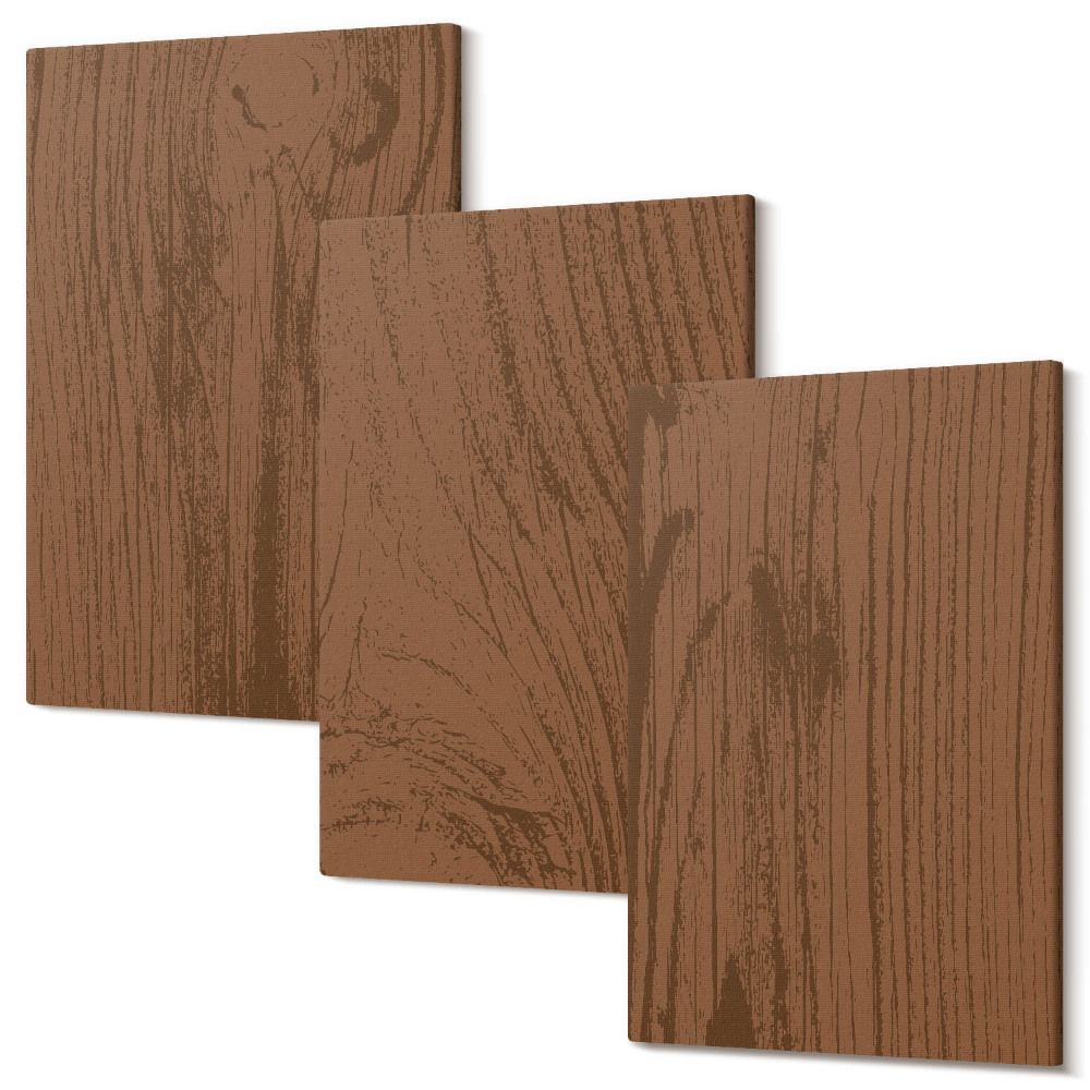 Háromrészes vászonkép szett Fa mintás fa kéreg textúra minimalizmus