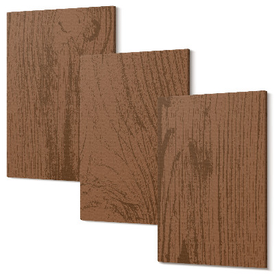 Háromrészes vászonkép szett Fa mintás fa kéreg textúra minimalizmus